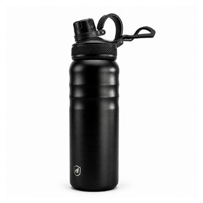 Garrafa Térmica Aço inoxidável de Parede Dupla 700ml, Quente ou Frio, Antivazamento com Alça de Silicone -Preta - Armor - Gshield