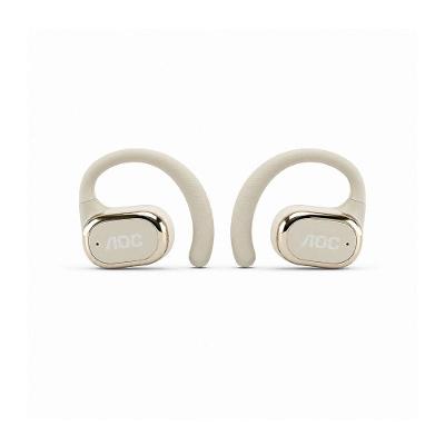 Fone Auricular Open-Ear Clip Earbuds Bluetooth 5.4 Sem fio com Alcance até 10 metros + Case Compacta com Alça - Branco - AOC
