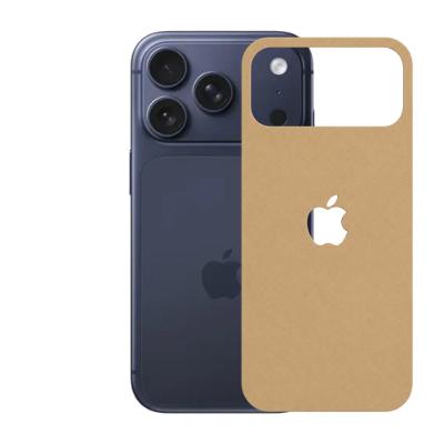 Película para iPhone 17 Pro - Traseira Efeito Couro Bege - Gshield