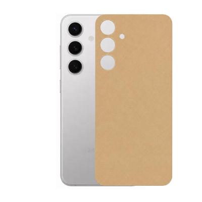 Película para Galaxy S24 - Traseira Efeito Couro Bege - Gshield