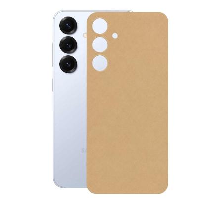 Película para Samsung Galaxy S25 - Traseira Efeito Couro Bege - Gshield