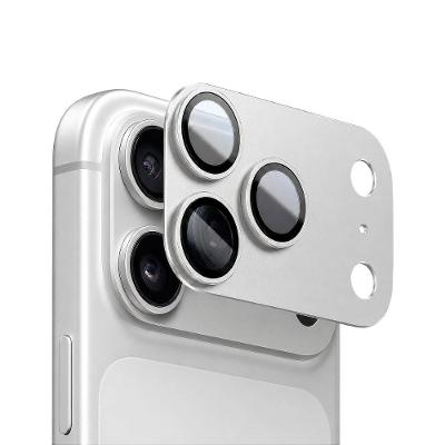 Protetor de Lente para iPhone 17 Pro Max - Survivor - Prata com molde aplicador - Gshield