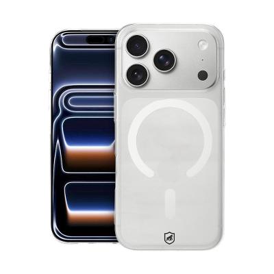 Capa case capinha para iPhone 18 Pro - Crystal Slim Magsafe - NÃO AMARELA - Transparente - Gshield