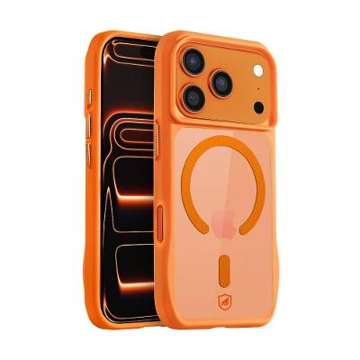 Capa case capinha para iPhone 18 Pro Max - Octacore Magsafe - Laranja - Gshield