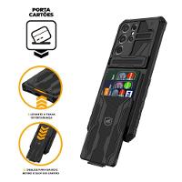 Capa case capinha Guardian para Samsung Galaxy S22 Ultra - Preta - Gshield - 2