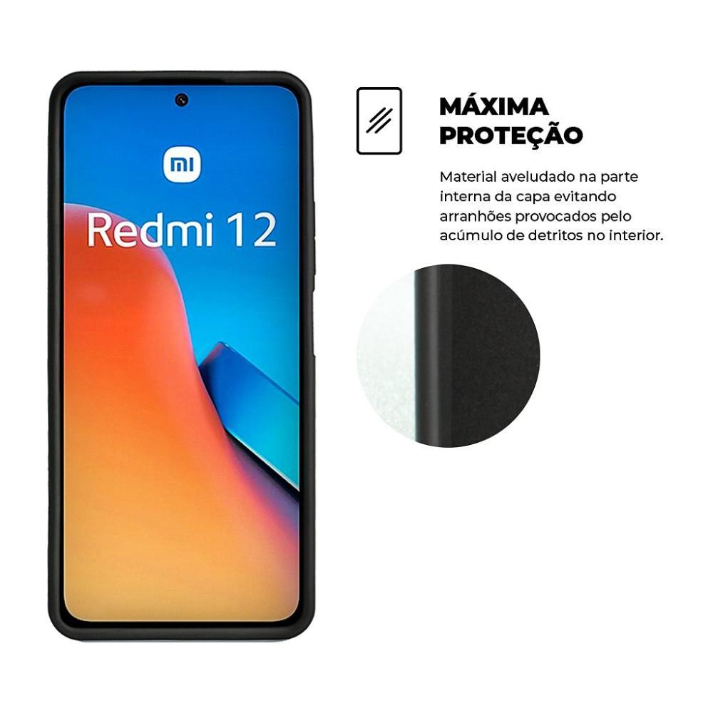 Capa case capinha para Xiaomi Redmi 12 / 12R - Silicon Veloz - Gshield - 2