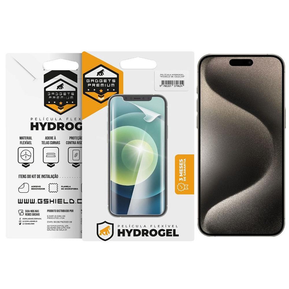 Película para iPhone 15 Pro - Hydrogel Gamer Fosca - Gshield - 1