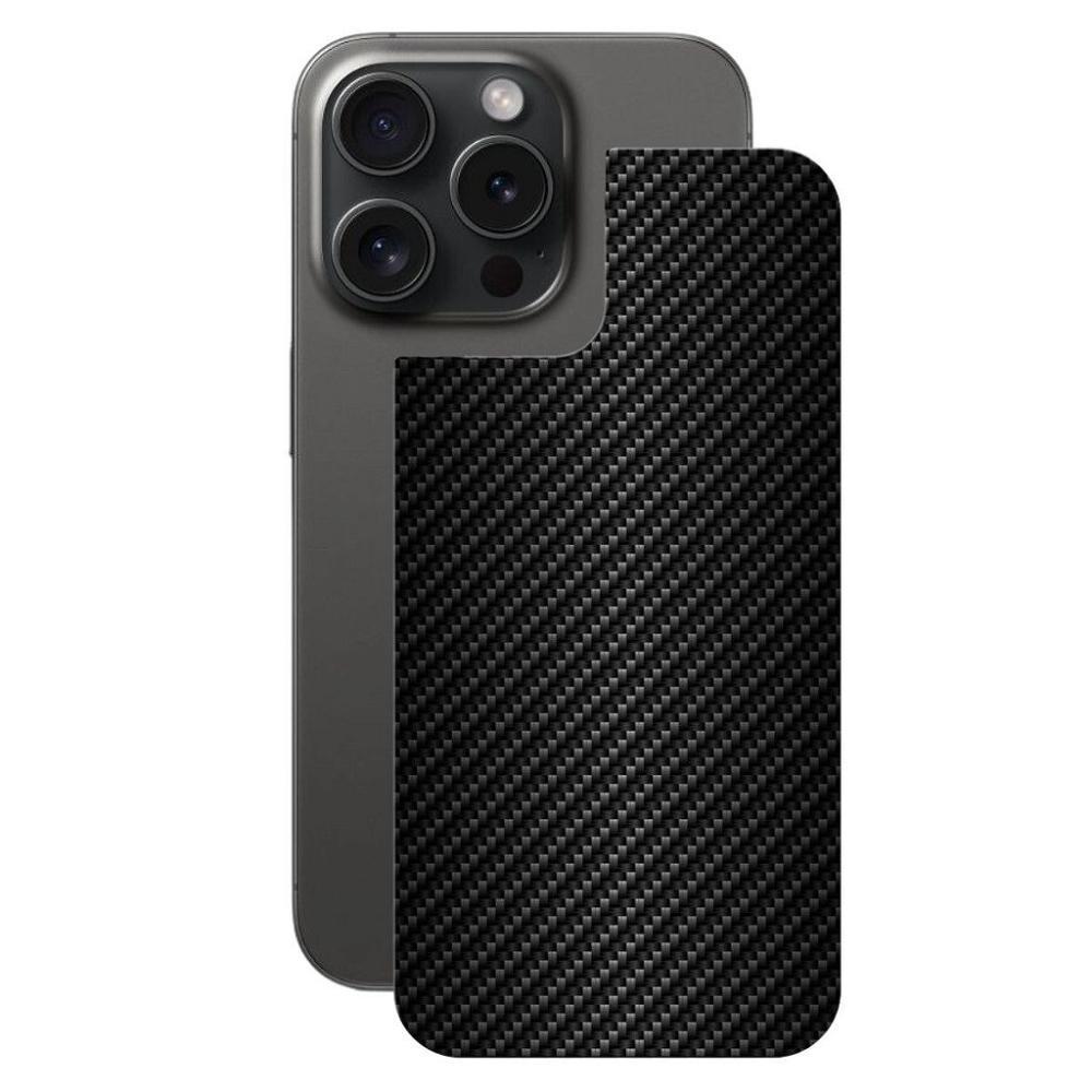 Película para iPhone 15 Pro - Traseira de Fibra de Carbono Preta - Gshield - 1