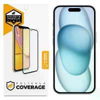 Película para iPhone 15 Plus -Coverage 5D Pro Preta- Gshield - 1