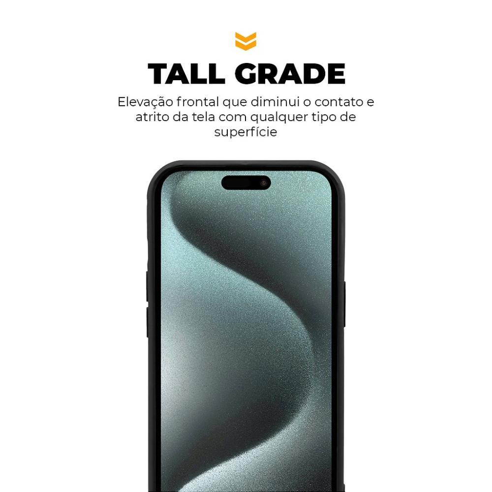 Capa case para iPhone 15 Pro Max - Symetric Preta - Gshield - 2