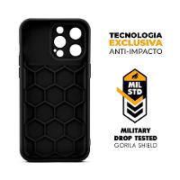 Capa case para iPhone 15 Pro Max - Symetric Preta - Gshield - 4