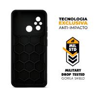 Capa para Redmi 12C - Symetric Preta - Gshield - 4