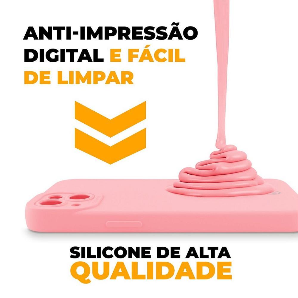 Capa para iPhone 13 - Rosa - Silicon Cloud - Gshield - 3