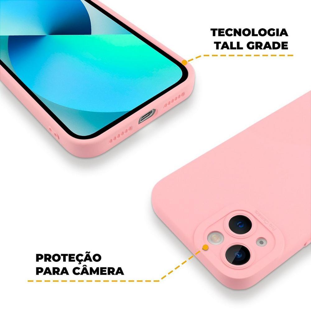 Capa para iPhone 13 - Rosa - Silicon Cloud - Gshield - 4