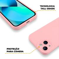Capa para iPhone 13 - Rosa - Silicon Cloud - Gshield