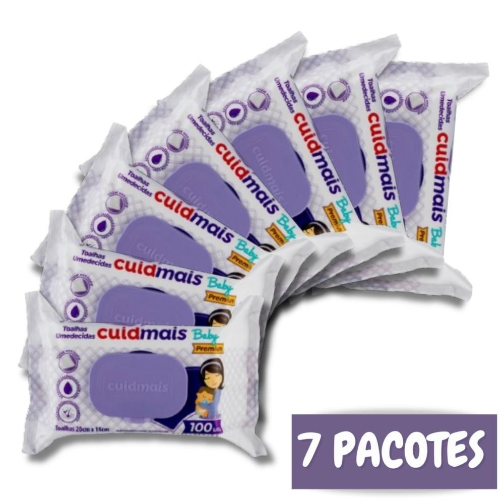 Kit Toalha Umedecida Cuidmais Baby Premium com 700 Unidades - 2