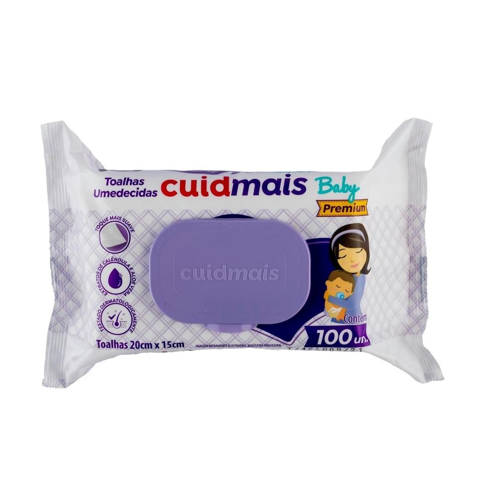 Kit Toalha Umedecida Cuidmais Baby Premium com 700 Unidades - 3