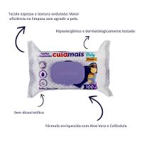 Kit Toalha Umedecida Cuidmais Baby Premium com 700 Unidades