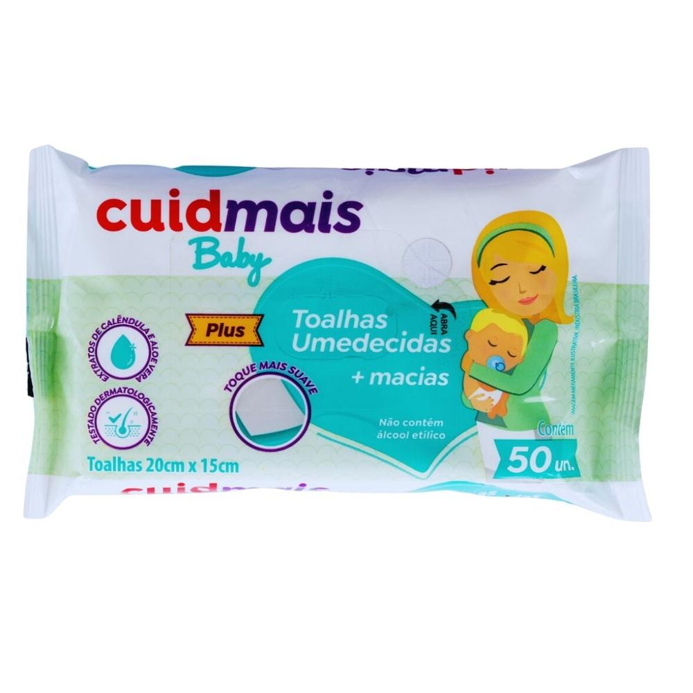 Lenço Umedecido Cuidmais Baby Plus Pack 250 Unidades - 5