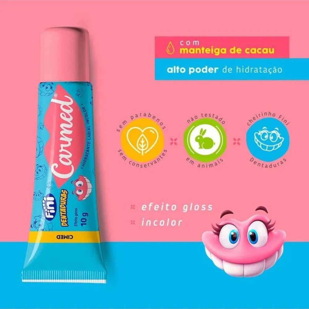 Hidratante Labial Carmed Fini Dentadura 10g - 6