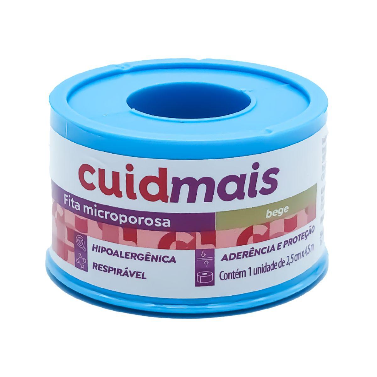 Fita Microporosa Cuidmais Bege 2,5x4,5m - 1