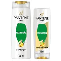 Kit Pantene Restauração Pro v Shampoo 350ml e Cond 175ml - 2