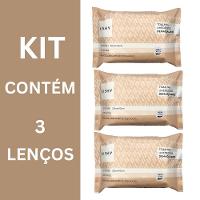 Toalha Lenço Umedecido Demaquilante Aishy Kit c/ 75 Un 3 Pct. - 3