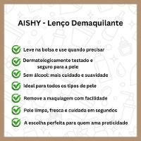 Toalha Lenço Umedecido Demaquilante Aishy Kit c/ 75 Un 3 Pct. - 5