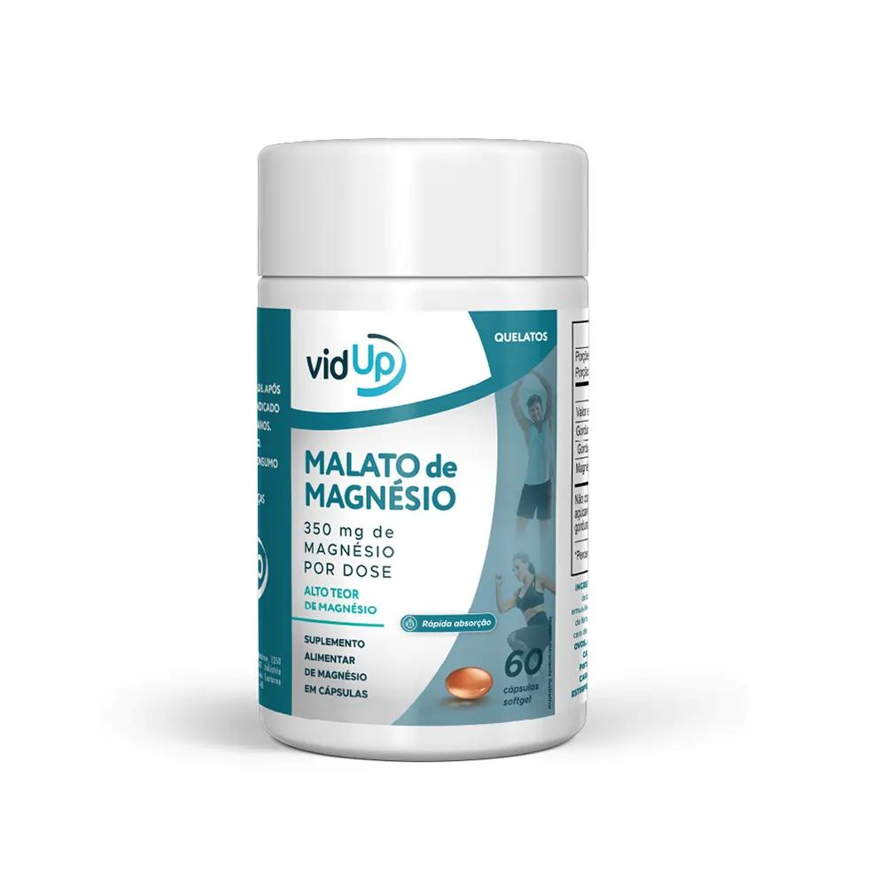 Suplemento Malato de Magnésio 350mg Vidup 60 Cápsulas - 3