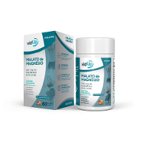 Suplemento Malato de Magnésio 350mg Vidup 60 Cápsulas - 1