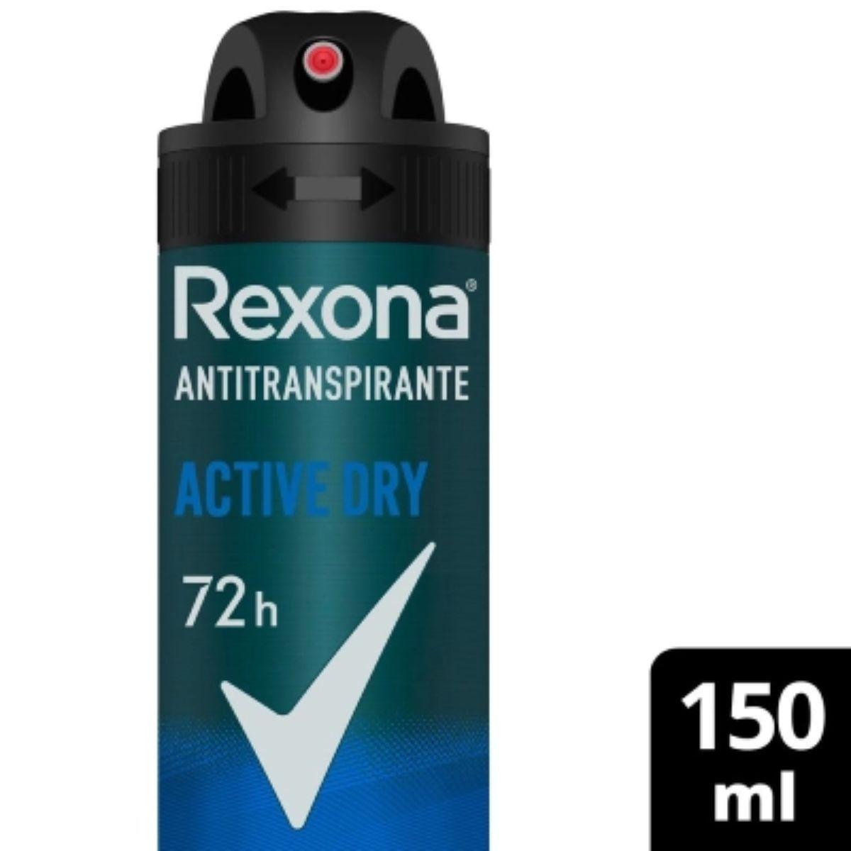 Antitranspirante Rexona Men Active Dry 150 ml - 3