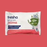 Lenço Umedecido Frésha Higiene Íntima 25 Unidades