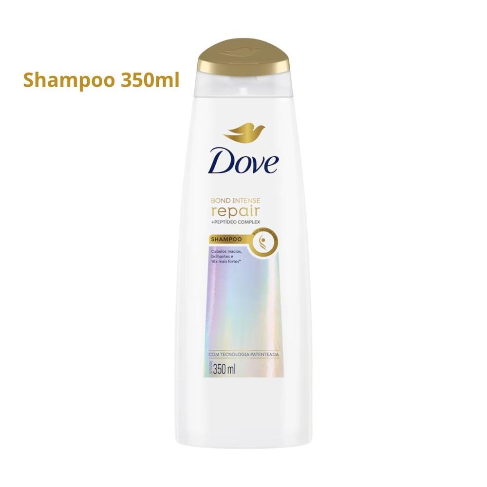 Kit Shampoo 350ml + Condicionador 150ml Dove Bond Intense Repair - 4