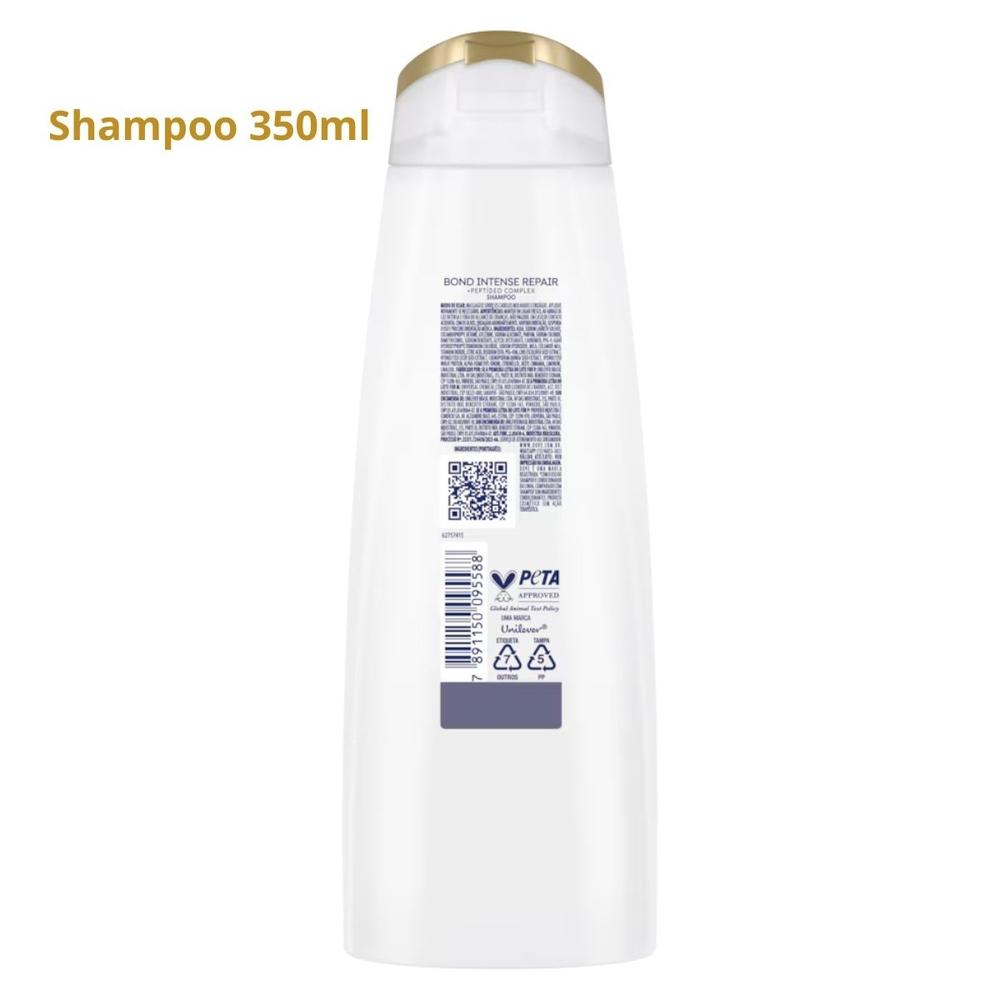 Kit Shampoo 350ml + Condicionador 150ml Dove Bond Intense Repair - 5