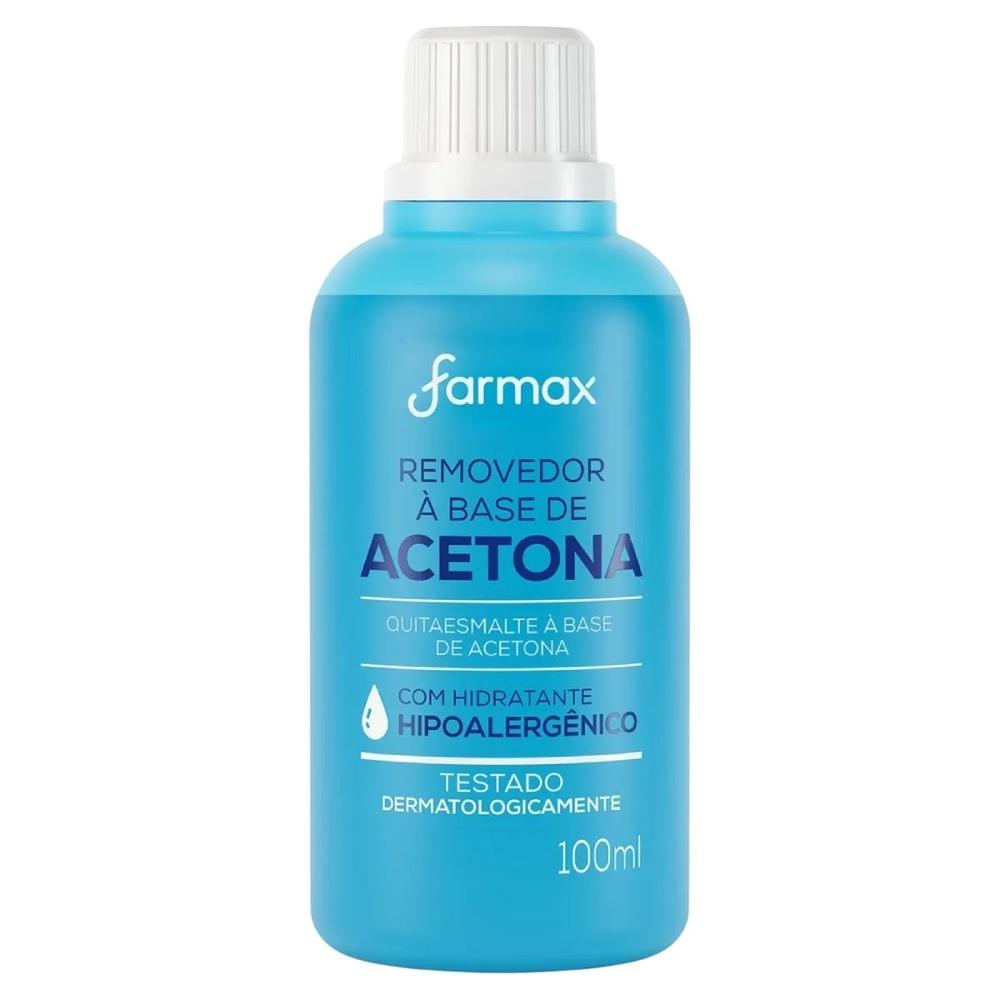 Removedor de Esmalte à Base de Acetona Farmax 100ml - 1