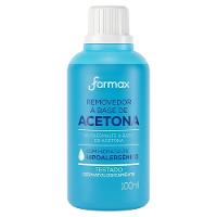 Removedor de Esmalte à Base de Acetona Farmax 100ml - 1
