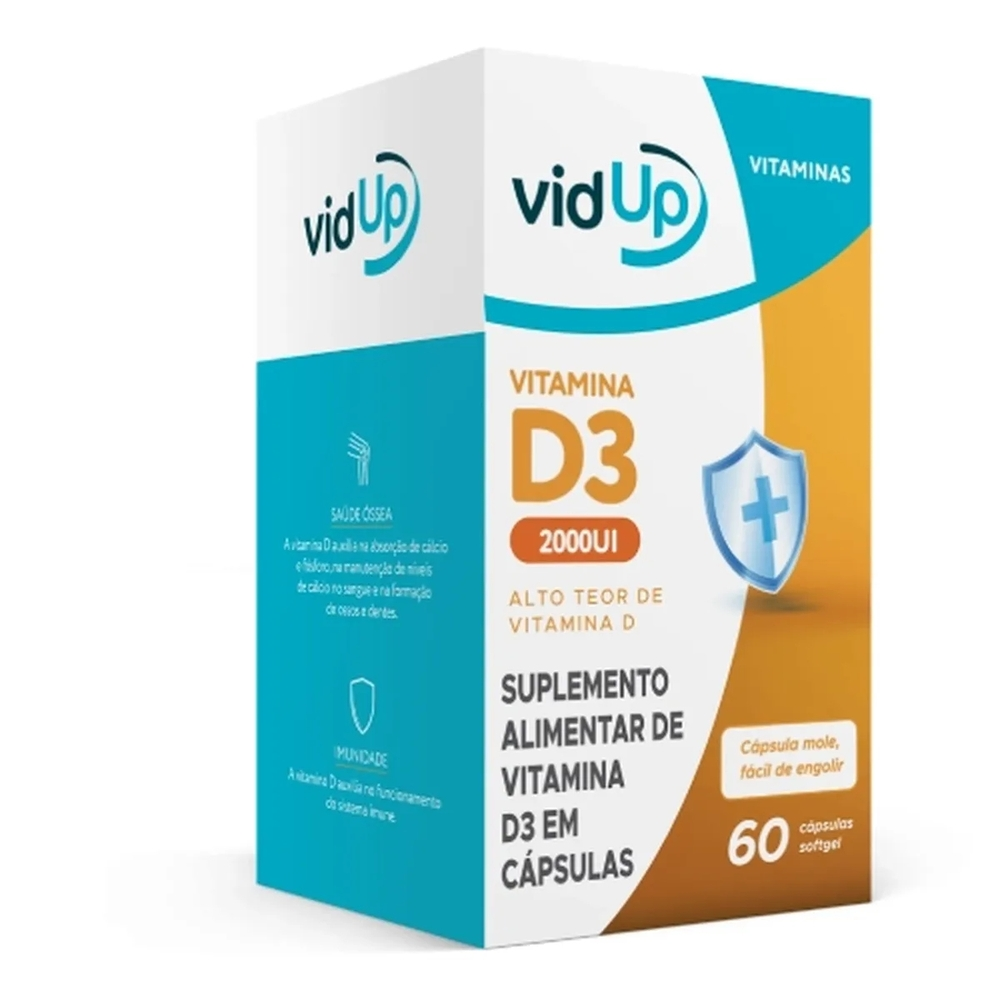 Vitamina D Vidup 2.000Ui 60 Cápsulas - 1