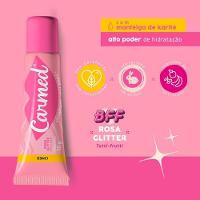 Hidratante Labial Carmed BFF Rosa Glitter Efeito Gloss 10g