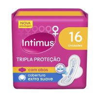 Absorvente Intimus Tripla Proteção Suave Com Abas 16 Unidades - 1