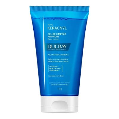 Gel De Limpeza Antiacne Ducray Keracnyl Pele Oleosa a Acneica 150gr