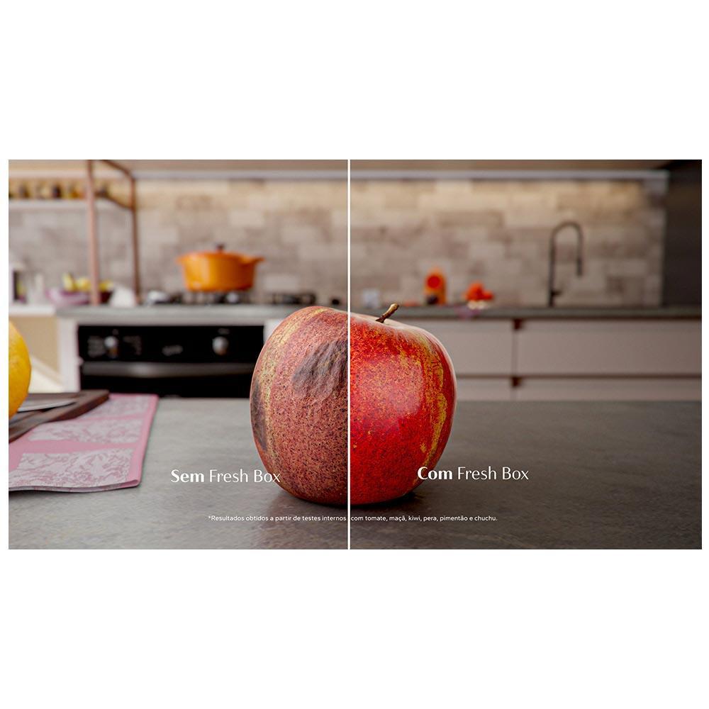 Refrigerador Brastemp Inverse Frost Free A+++ 447 Litros Inox com Smart Flow e Fresh Box - BRE57FK - 9