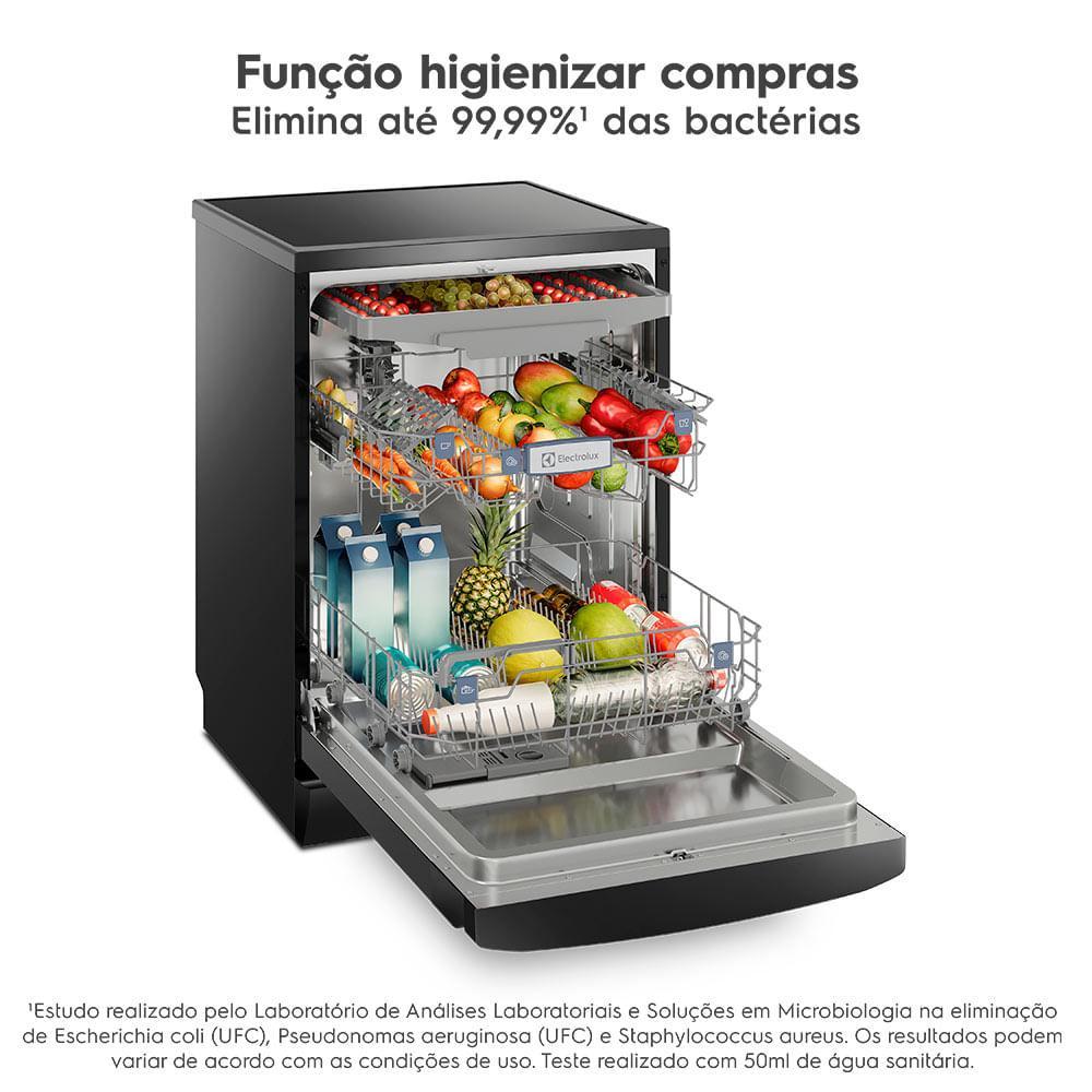Lava-Louças Electrolux 14 Serviços Preta Experience com Função Higienizar Compras - LL14P - 3
