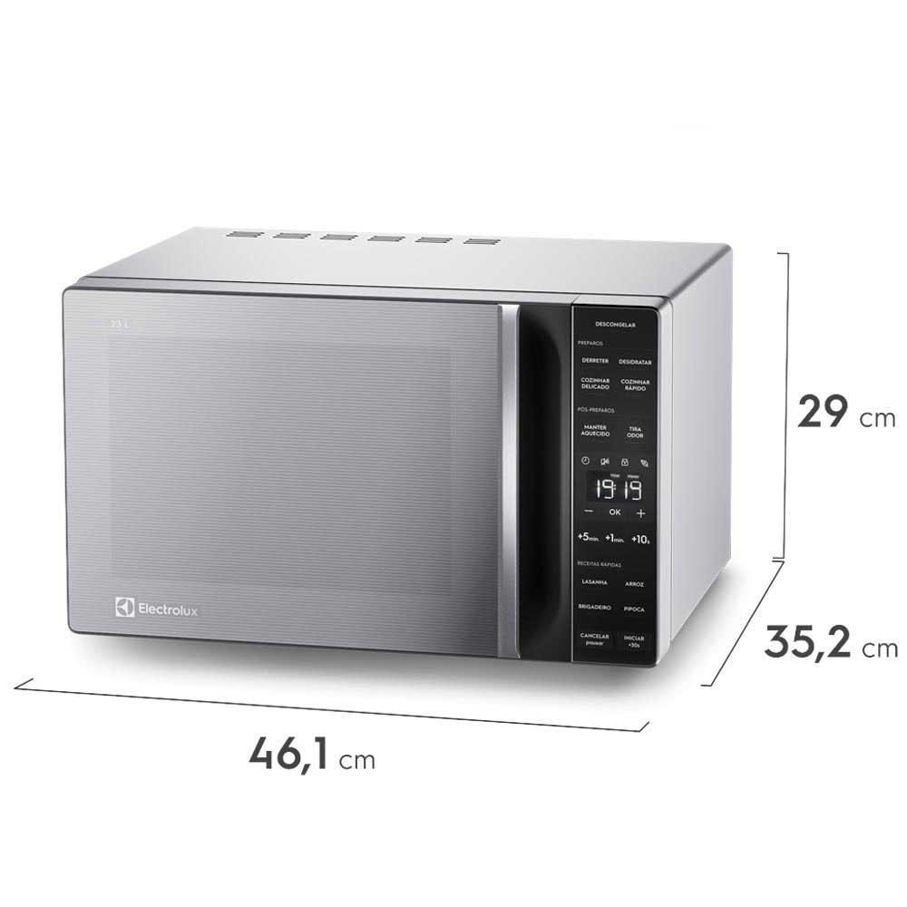 Micro-ondas Electrolux Efficient 23 Litros de Capacidade Prata - ME23S - 5