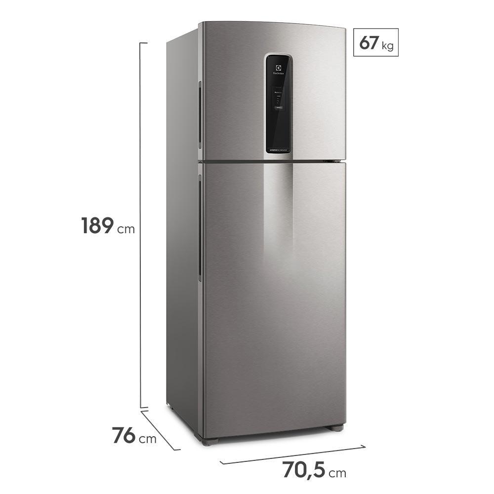 Refrigerador de 02 Portas Electrolux Frost Free com 480 Litros Efficient com AutoSense Inverter Inox Look - IT70S - 4