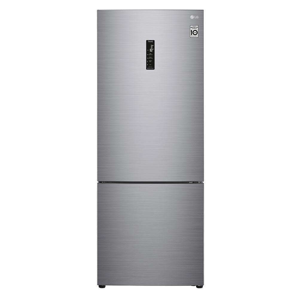 Refrigerador Inverse LG de 02 Portas Frost Free com 451 Litros Platinum Inox - GCB569NLL - 1
