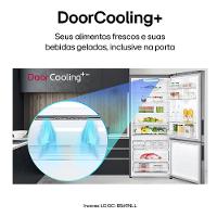 Refrigerador Inverse LG de 02 Portas Frost Free com 451 Litros Platinum Inox - GCB569NLL - 5