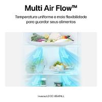 Refrigerador Inverse LG de 02 Portas Frost Free com 451 Litros Platinum Inox - GCB569NLL - 6