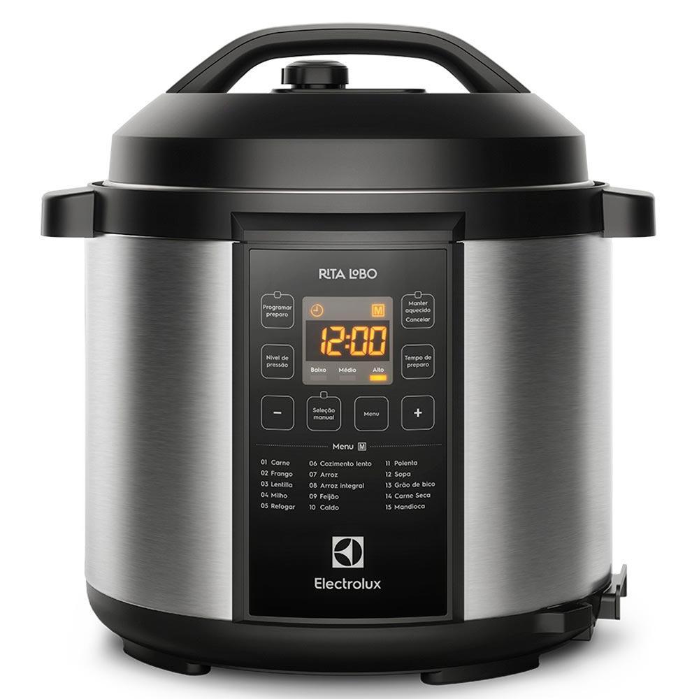 Panela de Pressão Elétrica Electrolux Experience por Rita Lobo 6L Inox - PCC20 - 1