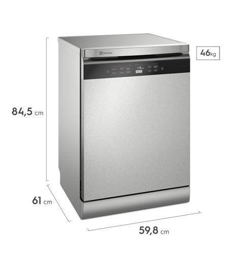 Lava-Louças Electrolux com a porta Inox, 14 Serviços, 07 Programas de Lavagem e Função Higienizar Compras - LL14X - 8