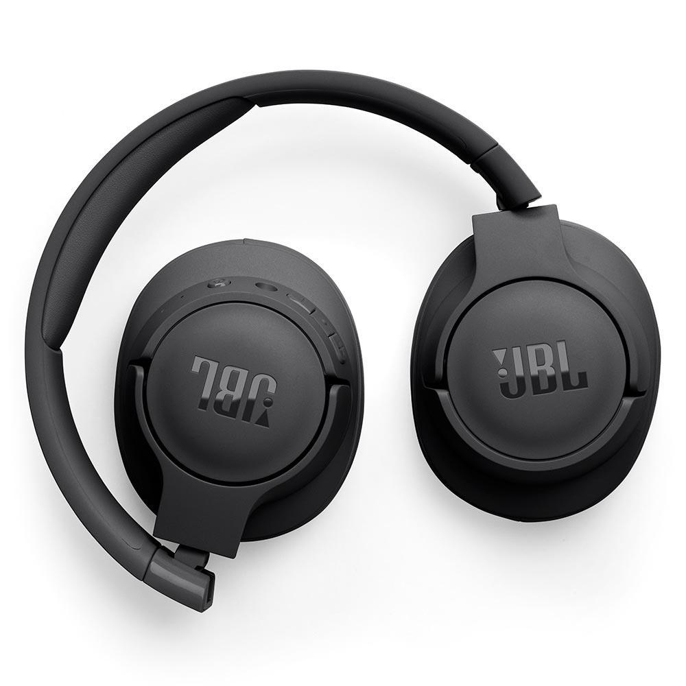 Fone de Ouvido JBL Tune 720BT Bluetooth 5.3 Headphone Conexões Multipontos Até 76 Horas de Bateria - Preto - 6